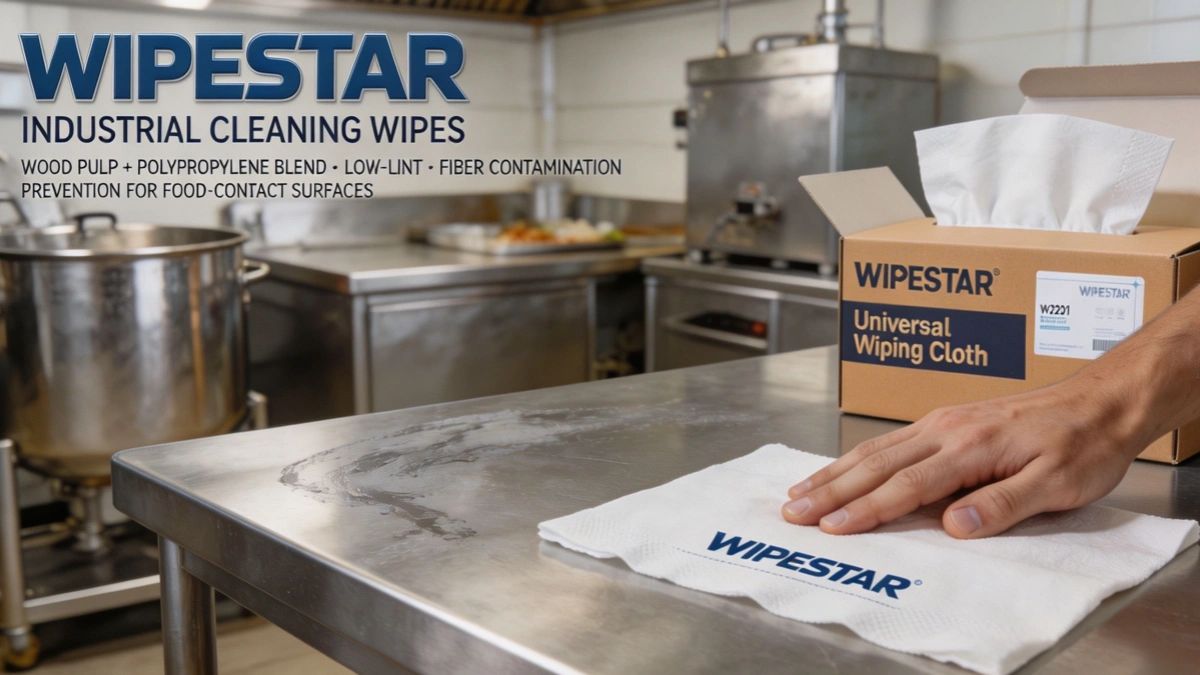 Industrial Cleaning Wipes for Food and Beverage Manufacturing Facilities