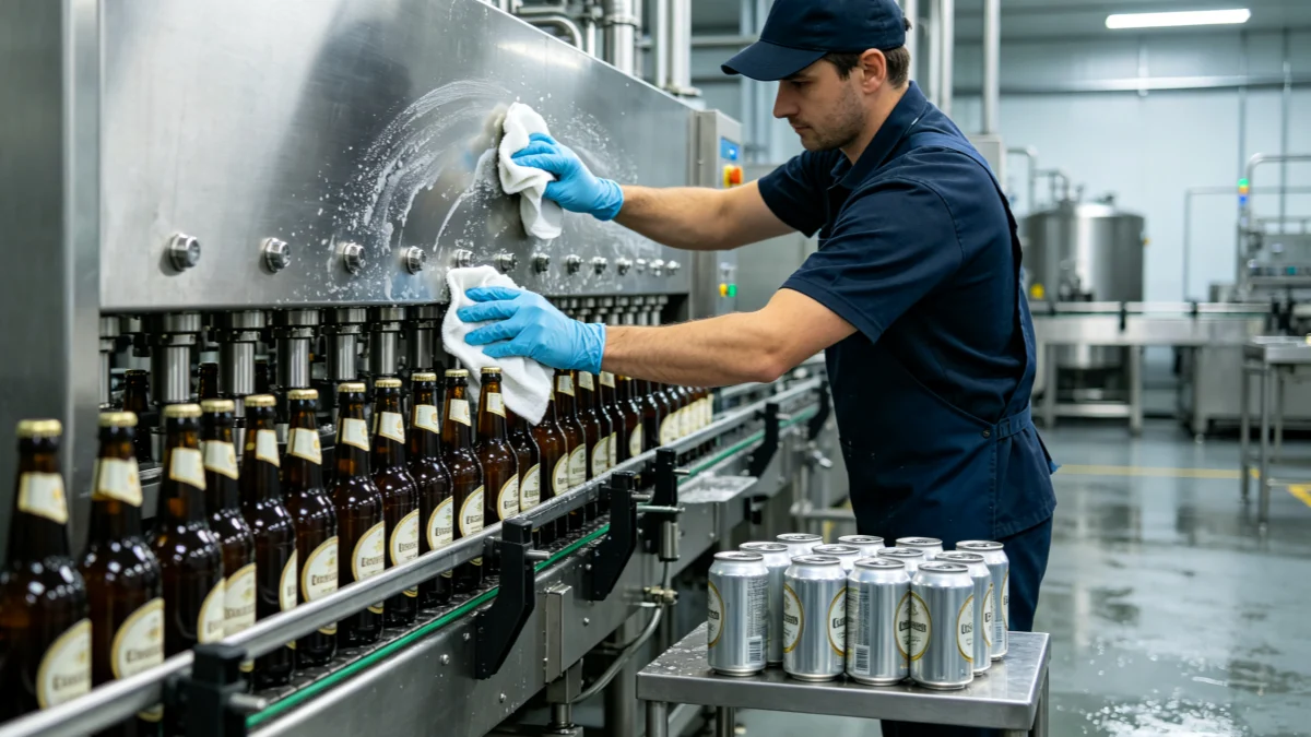 Industrial Wiping Cloths for Brewery and Beverage Production: What Your HACCP Plan Probably Misses