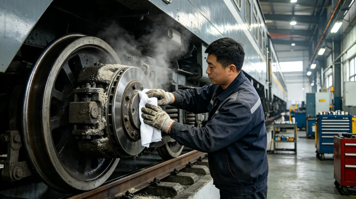 Railroad Maintenance Wiping Cloths 2026: Why Metallic Particles Keep Embedding in Your Wheel Surfaces