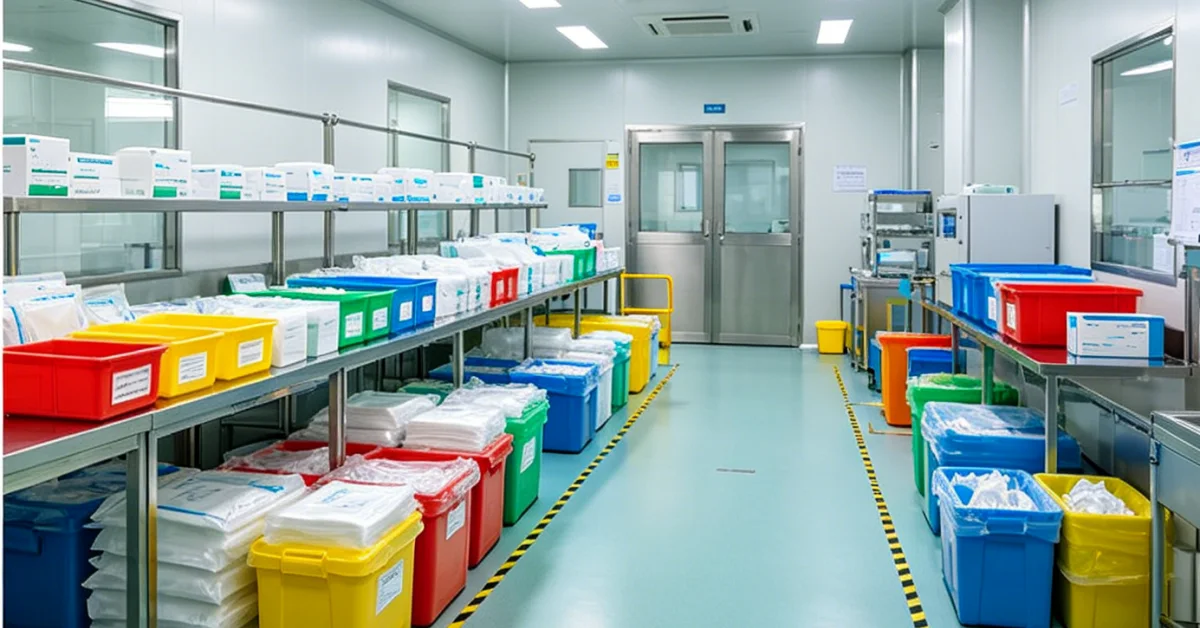 Lint-free cleanroom wipes in a medical device packaging cleanroom — zone segregation and lot traceability for FDA compliance