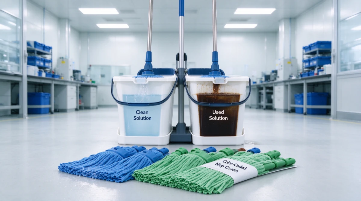 Sterile Cleanroom Mops: The Tool Your Disinfectant Rotation Never Qualifies