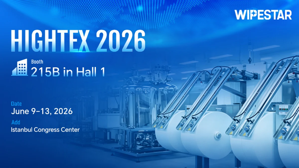 HIGHTEX 2026 Istanbul: WIPESTAR Booth 215B — Industrial Wiping Cloths & Cleanroom Consumables
