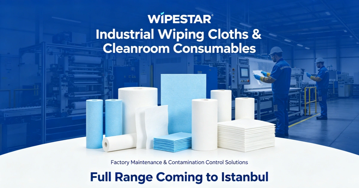 WIPESTAR industrial wiping cloths and cleanroom consumables product range for factory maintenance and contamination control