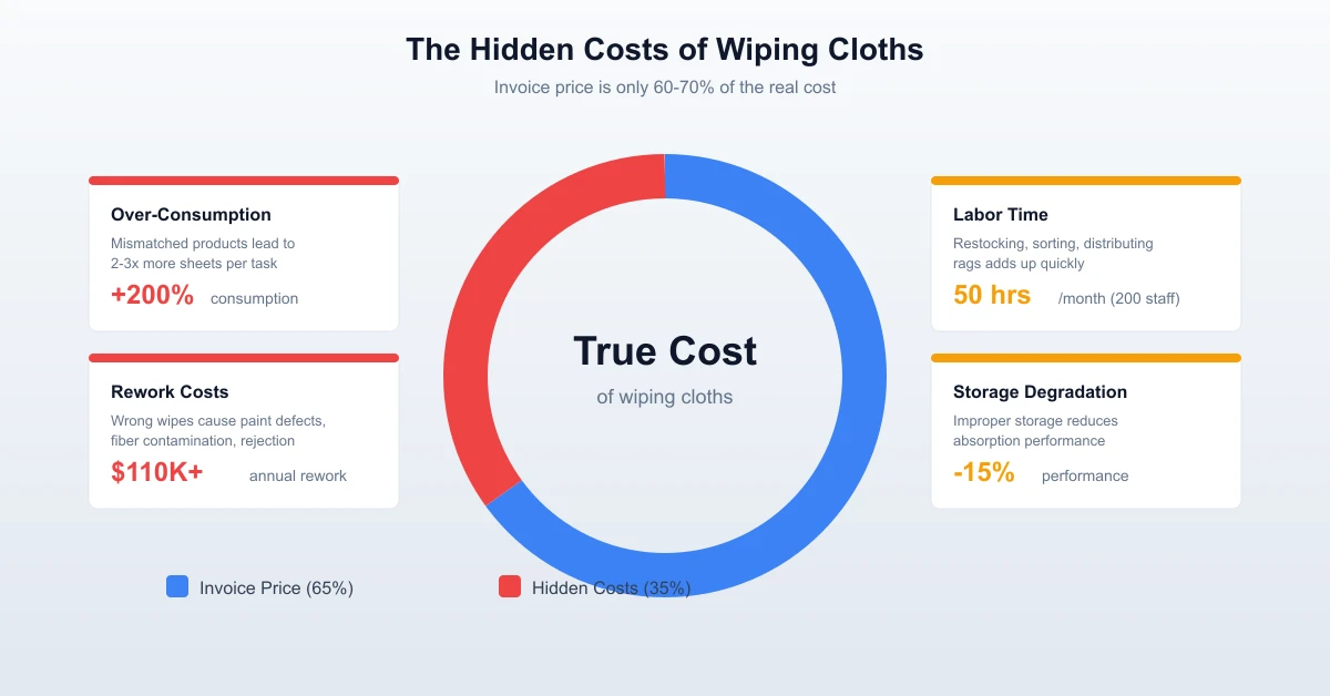 How to Cut Industrial Wiping Cloth Costs by 30% Without Losing Performance