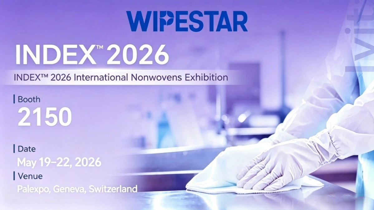 WIPESTAR at INDEX™ 2026 Geneva — Booth 2150 | Industrial Wiping & Cleanroom Solutions