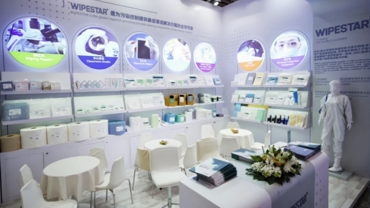 WIPESTAR Booth at productronica China & SEMICON China 2026 Shanghai Dual Trade Shows