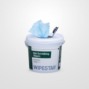 G1202 Pre-wetted Scrubbing Oil Cleaning Wipes – WIPESTAR – 27cm x 27cm