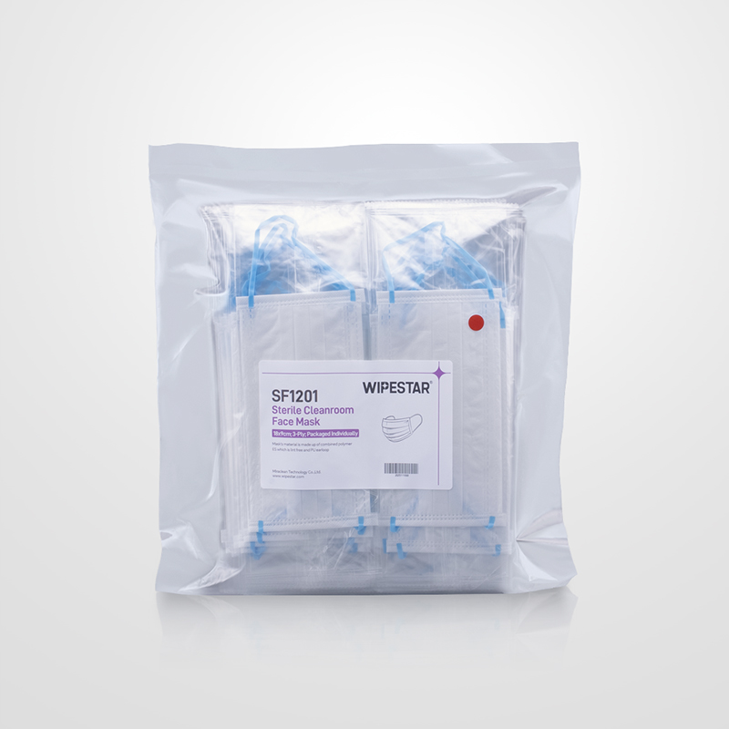 SF1201 Sterile Cleanroom Face Masks - Sterile Cleanroom Face Masks