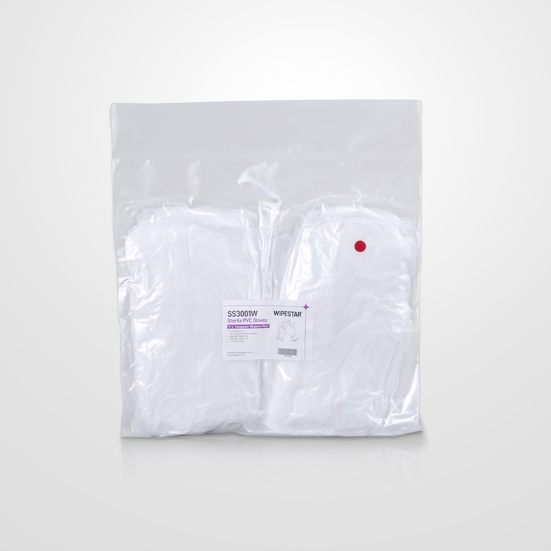 SS3001W Sterile PVC Gloves - Sterile Cleanroom Gloves