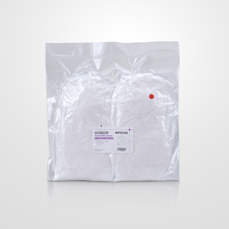 SS3002W Sterile PVC Gloves - Sterile Cleanroom Gloves