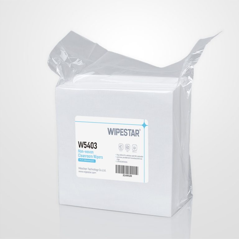W5403 Non-woven Cleanroom Wipers – WIPESTAR – 23cm x 23cm