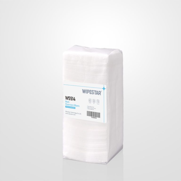 W5514 Mesh Rayon Nonwoven Wipes – WIPESTAR – 15cm x 15cm
