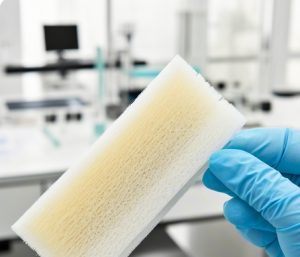 How can material innovations in fiber optic alcohol wipes improve cleaning standards?